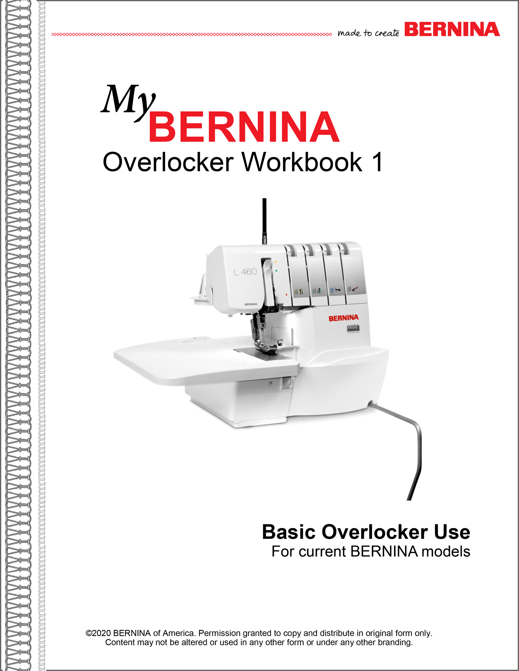 Overlocker Learn & Create BERNINA